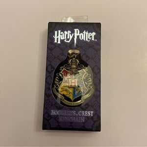 Wizarding World of Harry Potter Hogwarts Crest Metal Key Chain, Noble Collection